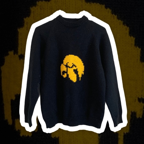 Sweaters - Vintage Iowa Hawkeyes Knit Sweater